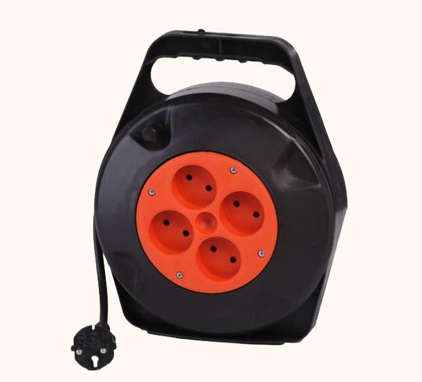 Kabelbox mit Verlängerungskabel U-16-02 PVS 2x0.75 mm² 15 m, nicht wärmebeständig