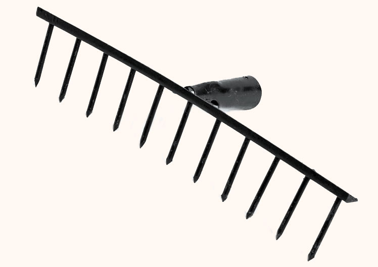 Pin-Zinkenrechen