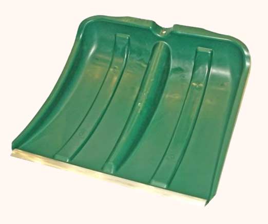 Sidewalk Snow Removal Plastic Spade without Shaft (aluminum shape brim)