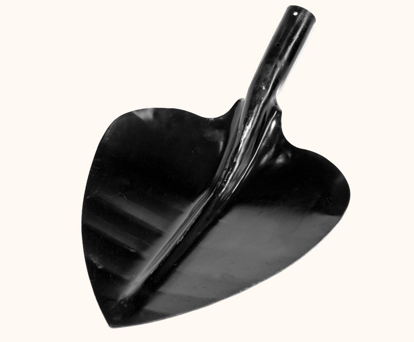 Rock scoop (shovel for rock) of LPR type