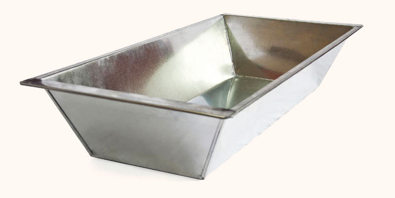 Verzinkte Blechmulde 50 l