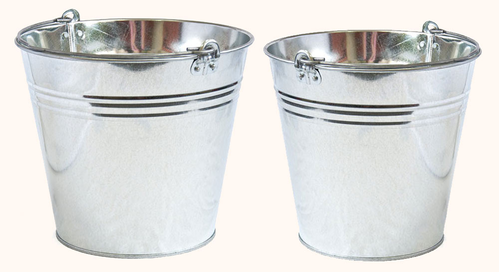 Verzinkte Eimer (5l, 7l, 10l, 12l, 15l)